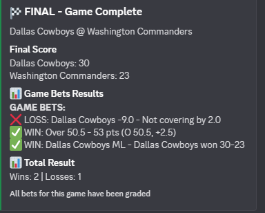 Discord pick result 9