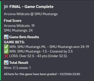 Discord pick result 12