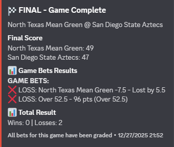Discord pick result 13